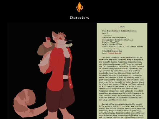 characters screenshot