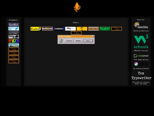 links screenshot