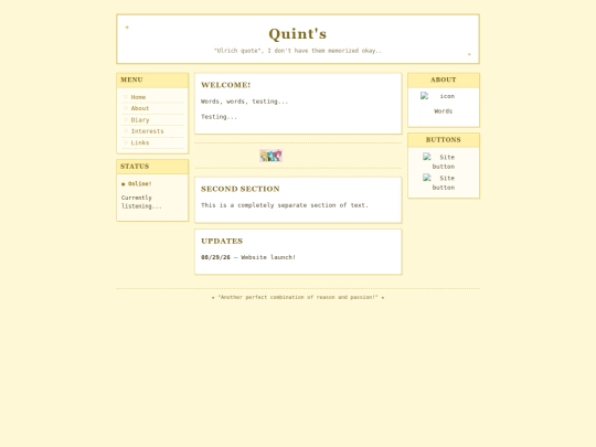 testing screenshot