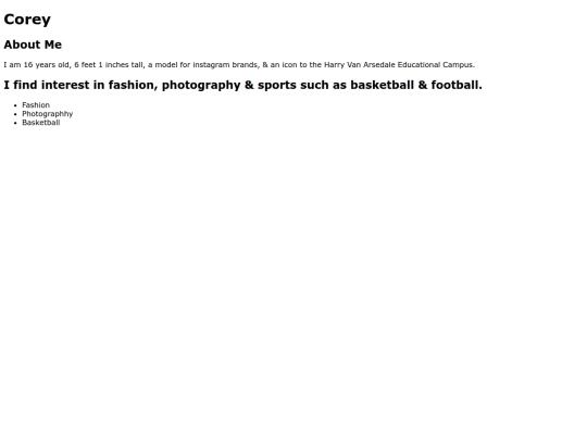 index screenshot