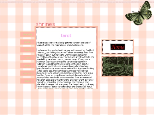 pages/shrines/tarot screenshot