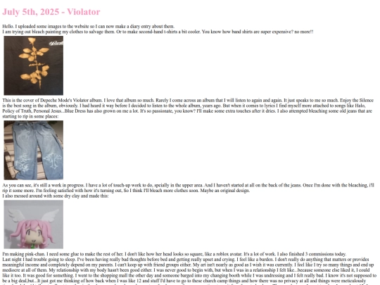 diary/05072025 screenshot