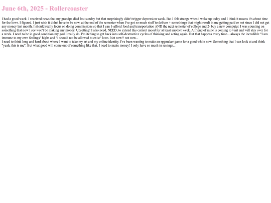 diary/06062025 screenshot