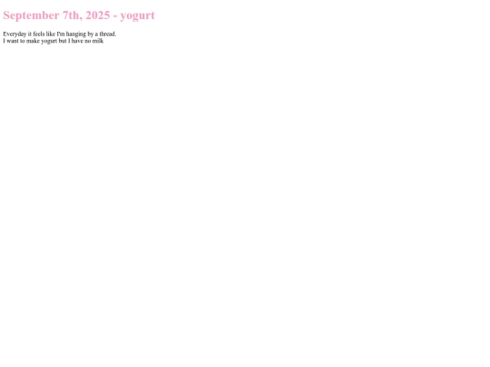 diary/07092025 screenshot