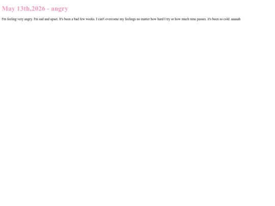 diary/13052026 screenshot