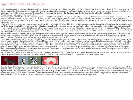 diary/300425 screenshot