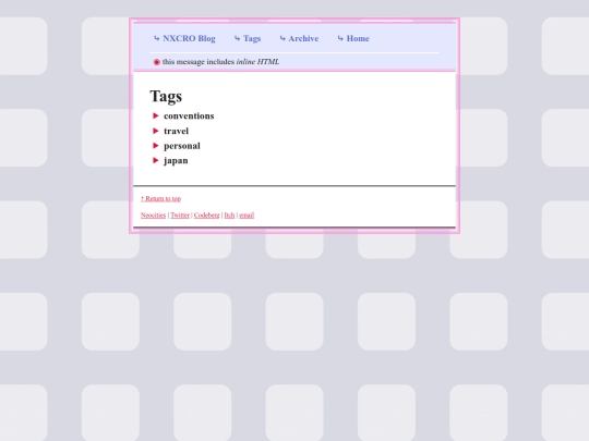 tags screenshot