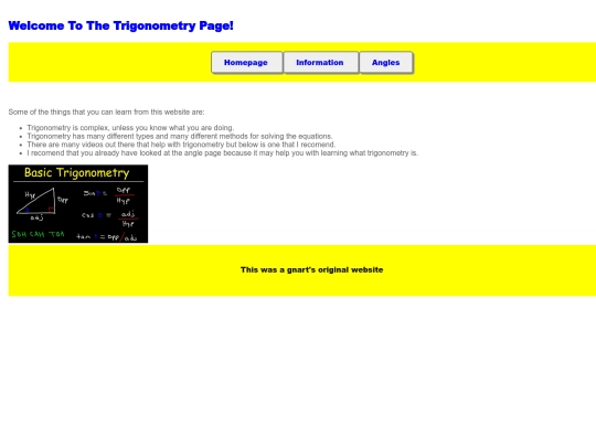 pages/Trigpage screenshot