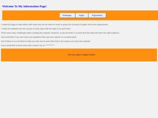 pages/infopage screenshot