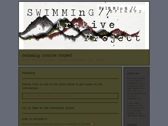 EPs/Primary/Lyrics/AllInTimeToTheShoreline screenshot