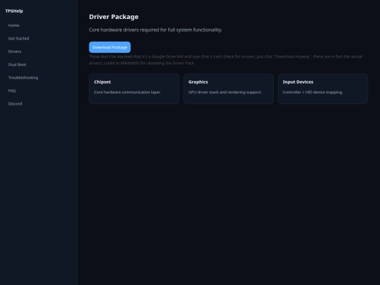 drivers screenshot