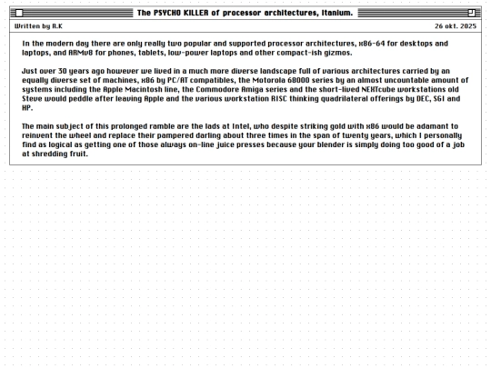 blog/itanium screenshot