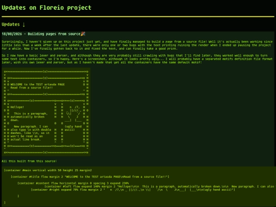 floreio/updates screenshot