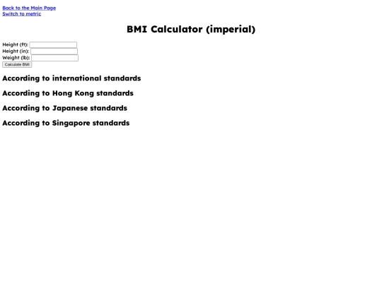 bmi-imperial screenshot