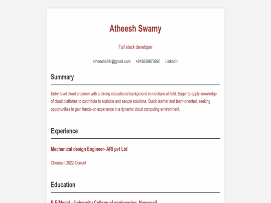 index screenshot