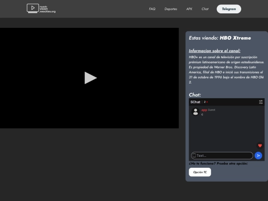 canales/hbo-xtreme screenshot