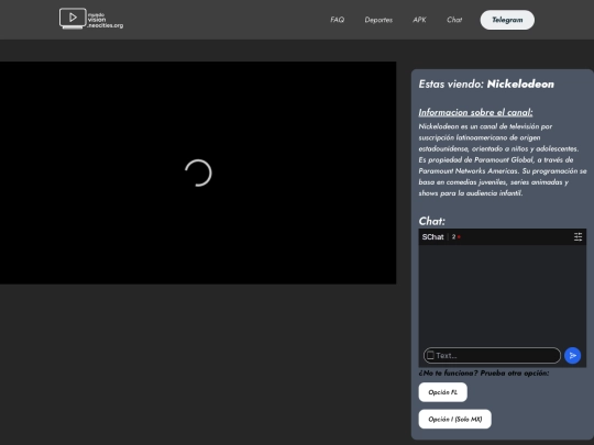 canales/nickelodeon screenshot