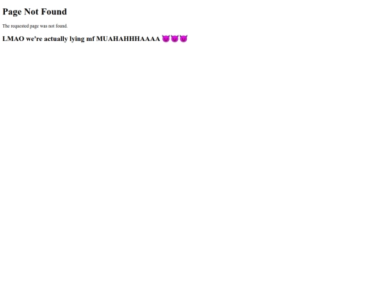 not_found screenshot