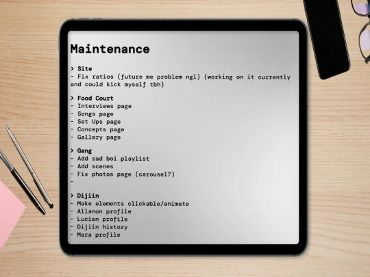 maint screenshot