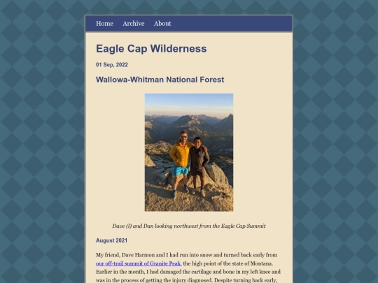 posts/2022-09-01-Eagle-Cap-Wilderness screenshot