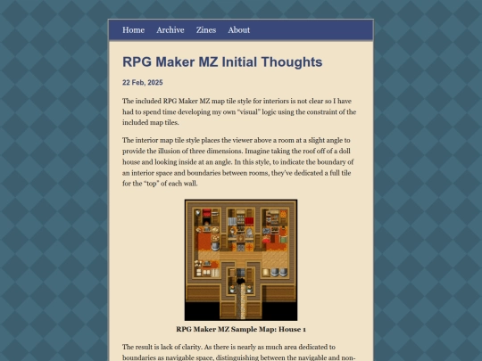 posts/2025-02-22-RPG-Maker-MZ-Initial-Thoughts screenshot