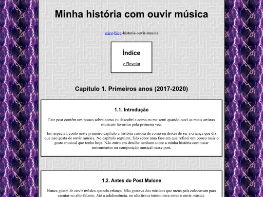 blog/historia-ouvir-musica screenshot
