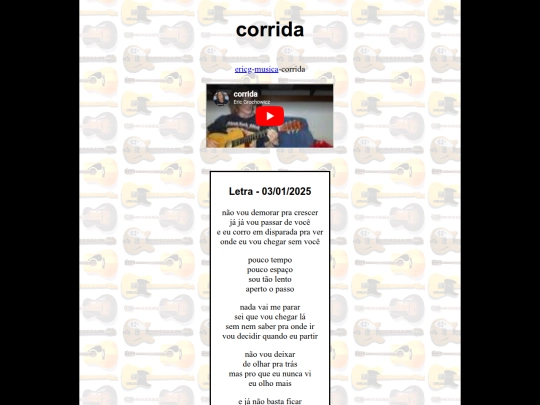 musica/corrida screenshot