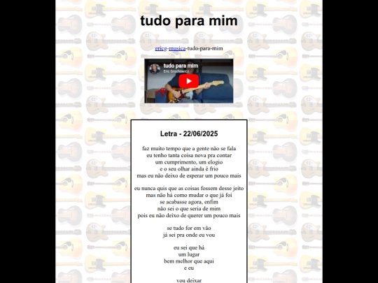 musica/tudo-para-mim screenshot