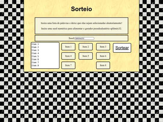sorteio screenshot
