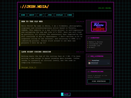index screenshot