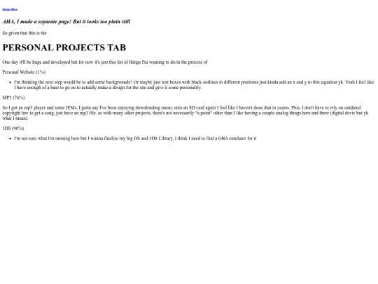 projects screenshot