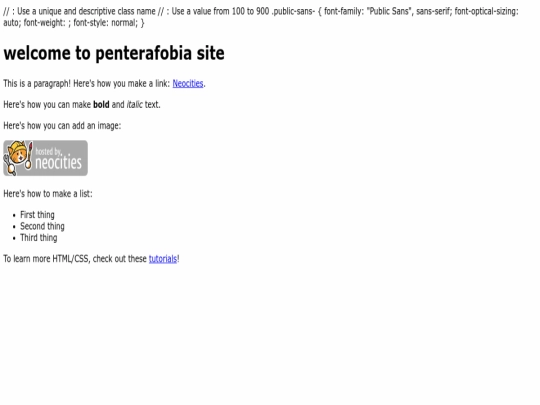 index screenshot