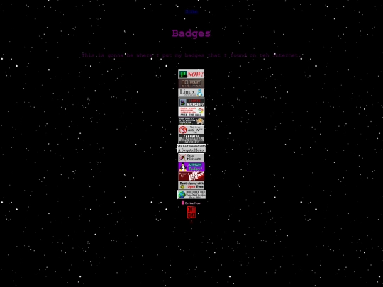 badges screenshot