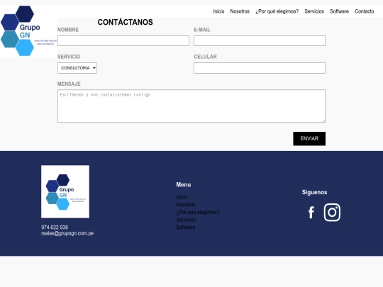 Servicios screenshot