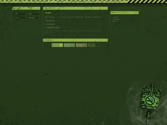links screenshot