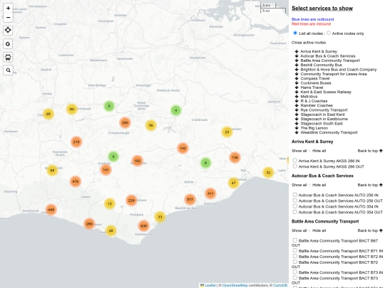 mapEastSussex screenshot