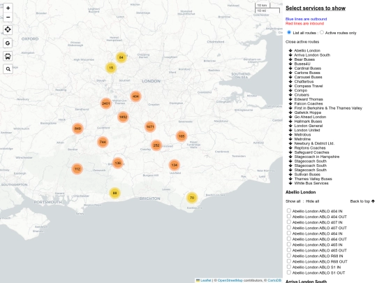 mapSurrey screenshot