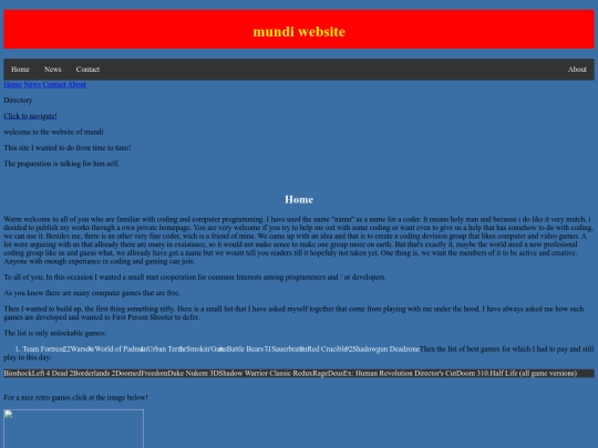 index screenshot