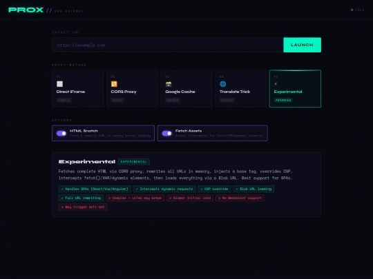 proxy screenshot