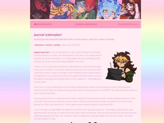 journal/icebreaker screenshot