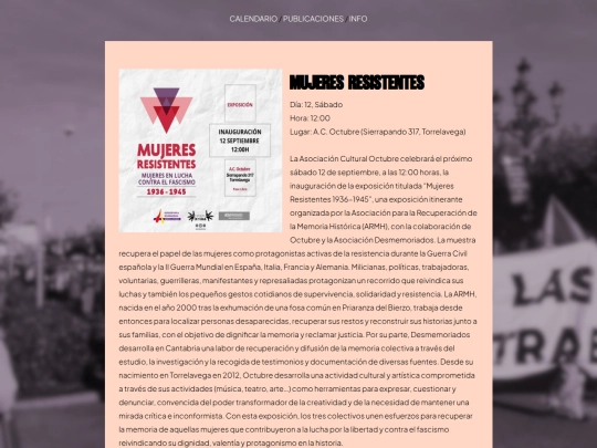 mujeres screenshot