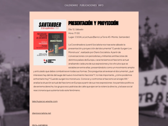 proyeccin screenshot