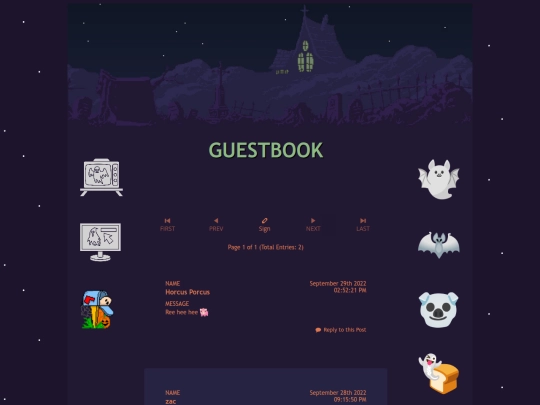 hogtober2022/guestbook screenshot