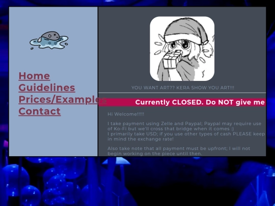 wubsites lmao/comms screenshot