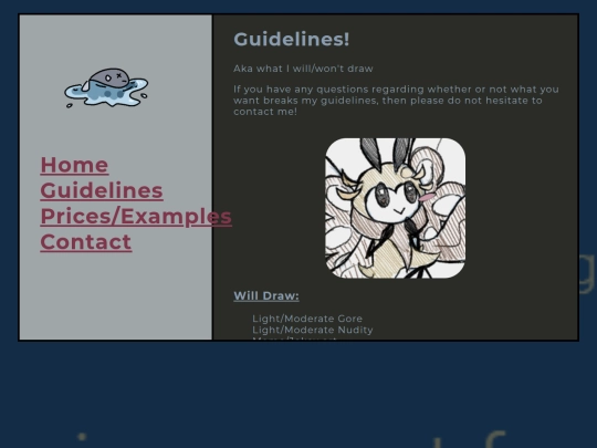 wubsites lmao/comms/rules screenshot
