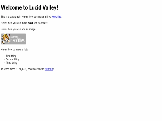 index screenshot