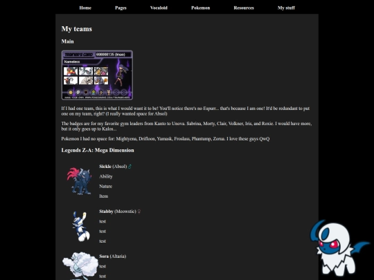 team screenshot