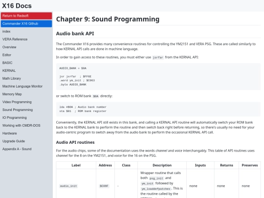 Tutorials/cx16docs/X16 Reference - 09 - Sound Programming screenshot