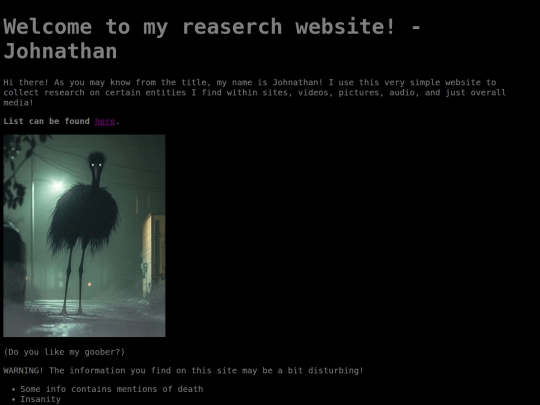 index screenshot