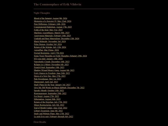 commonplace screenshot
